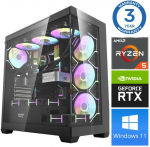 Stacionarus kompiuteris INTOP Ryzen 5 7500F 16GB DDR5 1TB SSD M.2 NVME RTX5060Ti 16GB WIN11 (RW44594WH)
