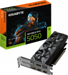 Vaizdo plok&scaron;tė GIGABYTE GeForce RTX 5050 OC Low Profile 8G Grafikos plok&scaron;tė - 8GB GDDR6, 128bit, PCI-E 5.0, 2587MHz Core Clock, 2 x DP, 2 x HDMI, NVIDIA DLSS 4, GV-N5050OC-8GL