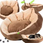 Pliu&scaron;inė lovos pagalvėlė &scaron;unų žaidimų aik&scaron;telė katėms mink&scaron;ta sofa-lovatiesė