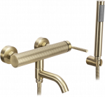 Vonios mai&scaron;ytuvas su du&scaron;o komplektu REA Argon, Brushed Gold