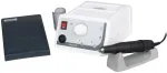 Elektrinė nagų freza, manikiūrui ir pedikiūrui, su kojiniu pedalu, kintamas greitis, Twist-Lock, 100W, 45000 RPM