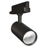 30W LED akcentinis &scaron;viestuvas į 3 fazių bėgelius TRACKLIGHT SPOT, juodas, 3000K, 24&deg;