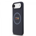 Red Bull Raudona Bull Raudona Bull Silicone Mėlyna Ring MagSafe dėklas skirtas Apple iPhone Air mėlynos spalvos