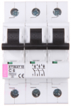 Eti Polam 002135712 Grandinės pertraukiklis 3P C 6A 10kA AC ETIMAT10 002135712