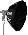 Lubinis &scaron;viestuvas Ap&scaron;vietimo Įranga - MITOYA PICO Softbox 65cm BOWENS Adapteris su Tinklu