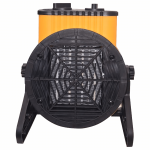 Realprices Elektrinis &scaron;ildytuvo pūstuvas 2 kW ventiliatorius, radiatoriaus termostatas 2000 W