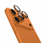 Benks Apsauginis stiklas Glass Warrior Lens Protector on camera skirtas Apple iPhone 17 Pro/17 Pro Max (lens 3 vnt) oranžinis