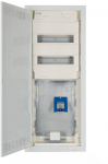 Eaton 302451 Multimedijos skirstomasis skydas, montuojamas po žeme. G-K IP30 2x28 butas, wifi durys KLV-60HWS-W-HY24-F 302451