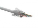 Solarix Universal EASY jungtis RJ45 CAT5E UTP 8p8c laidui ir veidui / 100 vnt SXRJ45-5E-UTP-EASY