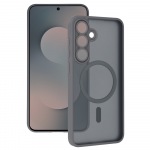 Tel Protect Aura Matte Magsafe dėklas skirtas Samsung Galaxy S25 FE pilkos spalvos
