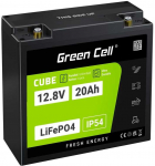 Green Cell Akumuliatorius cube lifepo4 20ah 12v/12.8v 256wh