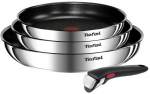 Tefal L897S474 Ingenio Emotion, 4 dalys, 22/24/28 cm +rankena kaina (Pažeista pakuotė)