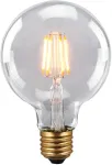 6W LED lemputė RETRO, E27, skaidri, 2200K