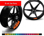 KTM &ndash; motociklo lipdukų rinkinys 4vnt
