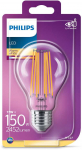 &Scaron;viesos diodų lemputė PHILIPS, E27, 17 W, atitinka 150 W, 2700 K, 2452 lm, nedimeriuojama