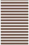 Zebrinės žaliuzės, rudos, 145x230 cm, audinys, plotis 140,9 cm, poliesteris