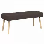 Kanalo pamink&scaron;tintas suolas Tamsiai rudas 110 x 40 x 46 cm