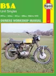 KNYGA John Haynes BSA Unit Singles (58 - 72) Haynes Repair Manual