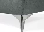 Beliani 2 vietų sofa GAULA, veliūrinė, pilka