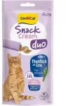 Gimborn Gardumi kaķiem - GimCat SNACK CREAM DUO TUNA & GRASS 6 X 15 G