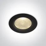 15W LED įleidžiamas &scaron;viestuvas, juodas, 3000/4000/5000K, 10115CA/B/V