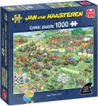 Dėlionė Jan Van Haasteren - Lawn Motor Race (1000 Pieces) (1119802233)