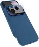 Epico SolidWoven Pro Mag+ dėklas iPhone 17 Pro Max/18 Pro Max &ndash; suderinamas su Qi2 ir MagSafe &ndash; Mėlyna
