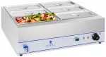 Vandens &scaron;ildytuvas su kranu 6 x GN 1/3 2000W 230V. nerūdijantis plienas