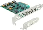 Delock USB valdiklis 90935, PCIe x4 3.0, 4x USB-C 10 Gbit/s, žemo profilio, Asmedia ASM3142, VIA VL820