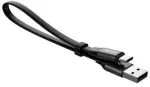 Baseus CATMBJ-01 vikrus duomenų perdavimo ir įkrovimo kabelis | 0,2 m | USB-C | juodas