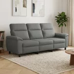 Sofa Tamsiai pilka 214 x 90 x 95 cm Audinys