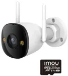 IP kamera Imou bullet 3 5MP Wi-Fi IR30 su 256GB atminties kortele