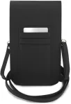 Dėklas Guess PU Grained 4G Metal Logo Phone Bag Juodas