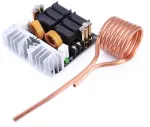 1000 W indukcinio kaitinimo modulis, Zvs indukcinis &scaron;ildytuvas, indukcinio kaitinimo modulis, mini kanalo ritės rinkinys, indukcinio kaitinimo modulis, auk&scaron;to dažnio indukcinio kaitinimo plok&scaron;tės modulis