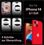 Tocol dėklas, skirtas iphone 14, magsafe, pilna kameros apsauga, atsparus smūgiams, atsparus įbrėžimams, permatomas galinis dangtelis, magnetinis telefono dėklas, skirtas iphone 14, raudonas