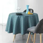 Douceur D'int&eacute;rieur Artchic apvalus staltiesė, mėlyna (0), 180 cm