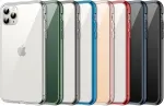 Jetech dėklas, skirtas iphone 11 pro max (2019) 6.5 colio, niekada negeltonuojantis telefono dėklas, apsauginis dėklas su nesibraižančiu skaidriu galiniu dangteliu (alpine žalias)