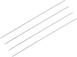 2 poros 1.6 mm mezgimo virbalų, 25 cm ilgio, nerūdijančio plieno