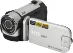 Vaizdo kamera, 1080p 16mp 16x priartinimas hd 2.4 colių pasukamas ekranas, rankinis vaizdo įra&scaron;ymo įrenginys su papildomu ap&scaron;vietimu ir 1/4 colio sriegio anga paaugliams pradedantiesiems