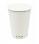 Popierinis puodelis kavai, arbatai, baltas Plastic Free Bio 300 ml - 50 vnt.