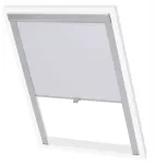 Roletas, skirtas Velux stogo langui, baltas, užtemdantis audinys, mk04