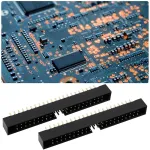 Emagtech 5 vnt. 44 kontaktų Ide prievado dėžutės jungties antra&scaron;tė 2 x 22 dviguba eilė 2,0 mm žingsnio ki&scaron;tuko jungties pakeitimas, suderinamas su Commodore-amiga 1200/600