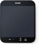 Virtuvinės svarstyklės Vitafit Skaitmeninės Virtuvės Svarstyklės 15 kg, Led Ekranas, Grūdintas Stiklas