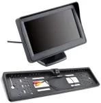 Monitorius ir atbulinės eigos kamera su 8 Led, 4.3 colių