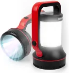 Duronic Rl74 žibintuvėlis | Led žibintas | Ry&scaron;ki lauko kempingo lempa | Lempa su 10000 mah įkraunamu prožektoriumi su trimis &scaron;viesos režimais | Avarinėms situacijoms ir elektros energijos tiekimo nutraukimams | Su rankena | 320 liumenų