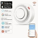 I&scaron;manusis dūmų detektorius Tuya Smart Alarm Wifi