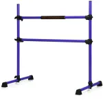 Baleto atrama su dviem reguliuojamo auk&scaron;čio skersiniais, violetinė, 124,5 &times; 71,1 &times; 119,4 cm