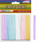 Alize 11cm x 1cm 60vnt Spalvoti mediniai ledų lazdelės konstrukcinės Aliga