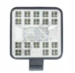 Darbinis Led halogenas, 29 Led Mini, Kvadratinis, 10-36v, 83x83x20 mm