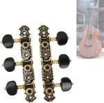 Gitaros stygų derinimo mygtukai, lengvai naudojamas 1:18 stygų derintuvas mechanikams, klasikinės gitaros stygų derintuvas, gitaros stygos, derintuvo kai&scaron;čiai klasikinei gitarai derinti